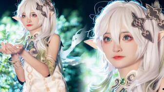 纳西妲cos吃瓜,一场视觉盛宴与网络狂欢的碰撞